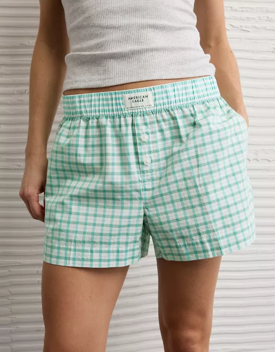 AE Plaid Boxer Sleep Short - Image 5