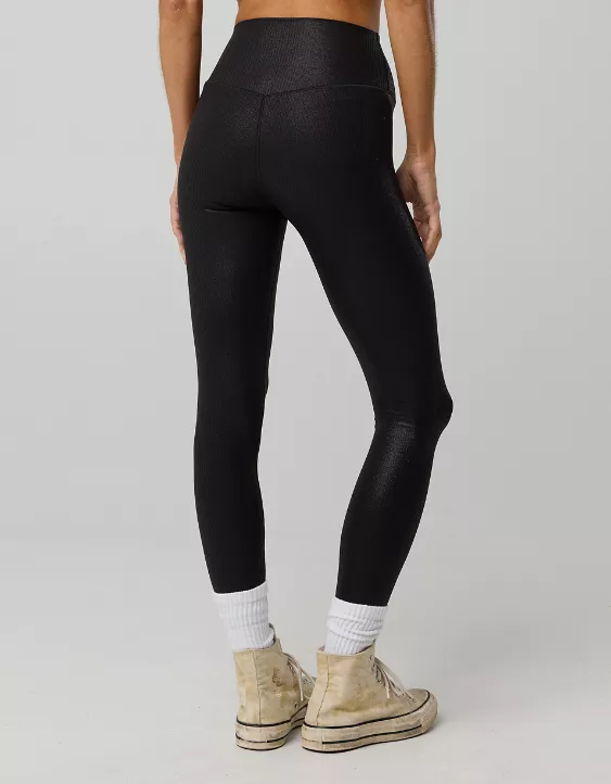 OFFLINE By Aerie Real Me XTRA Rib Foil Legging - Image 2