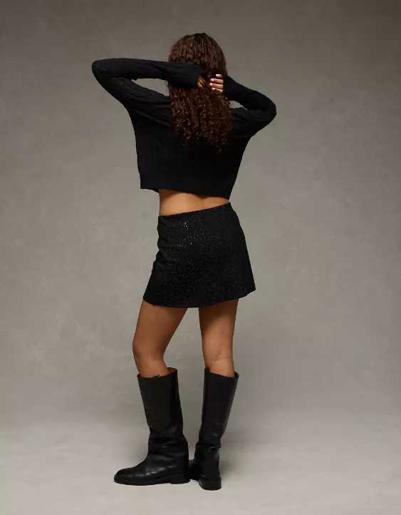 AE It Knit Glitter Skort - Image 5