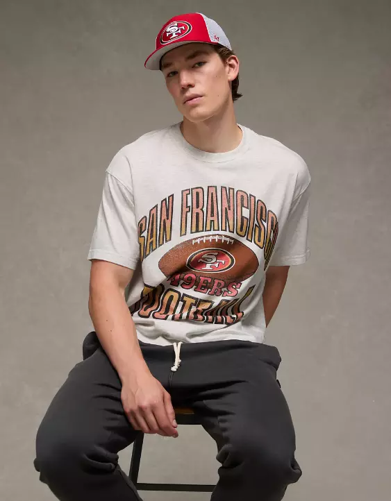 NFL Boxy San Francisco 49ers Graphic T-Shirt - Image 5