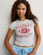 AE Alabama Crimson Tide Graphic Cropped Baby Tee