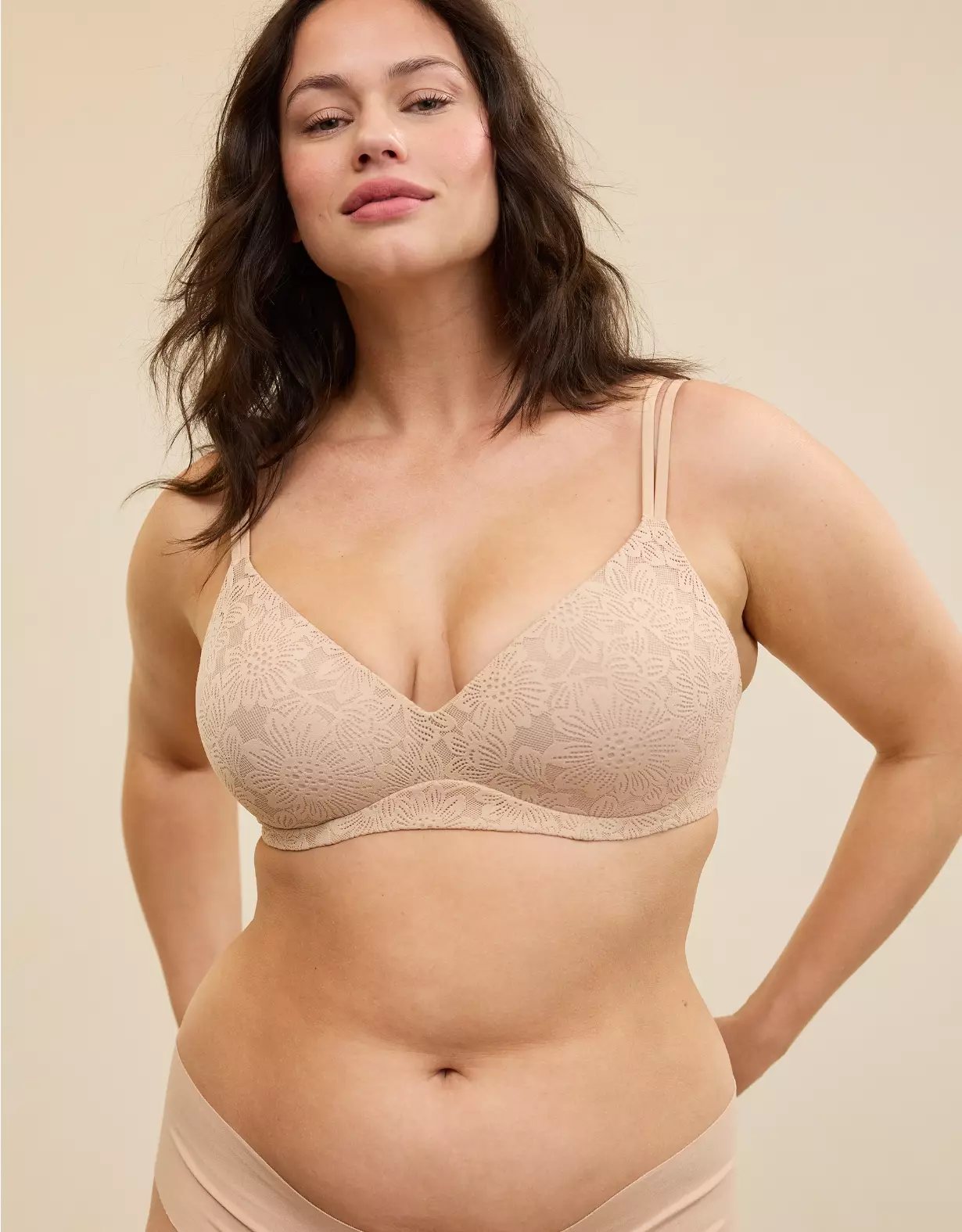 Sunnie Bloom Lace Wireless Push Up Bra