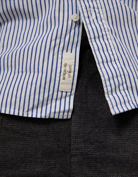AE x Tru Kolors Poplin Striped Shirt - Image 7