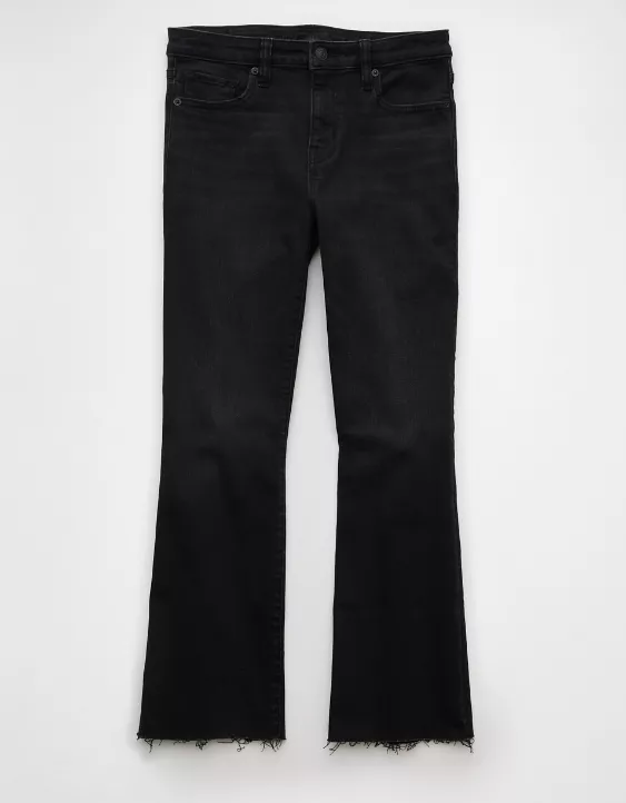 AE Next Level High-Waisted Kick Bootcut Crop Jean - Image 3