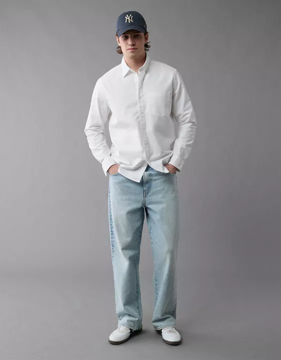 AE Everyday Classic Fit Oxford Button-Up Shirt - Image 5