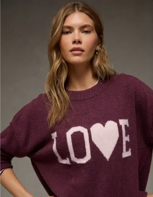 AE Whoa So Soft Valentine's Day Sweater