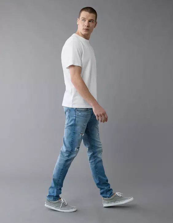 AE AirFlex+ TENCEL™ Fibers Patched Athletic Skinny Jean - Image 5
