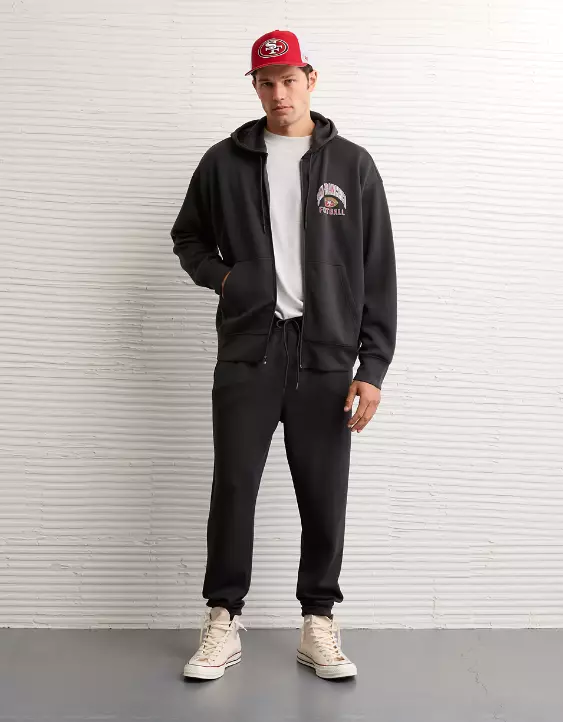 NFL San Francisco 49ers Graphic Zip-Up Hoodie - Image 5