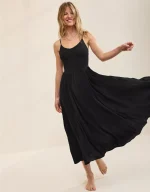 Aerie Satin At The Barre Dress