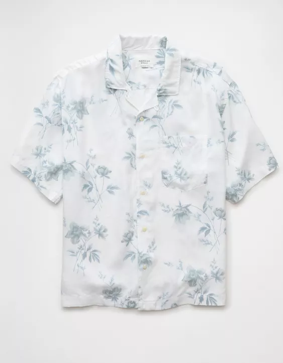 AE Poolside Floral Button-Up Shirt - Image 3