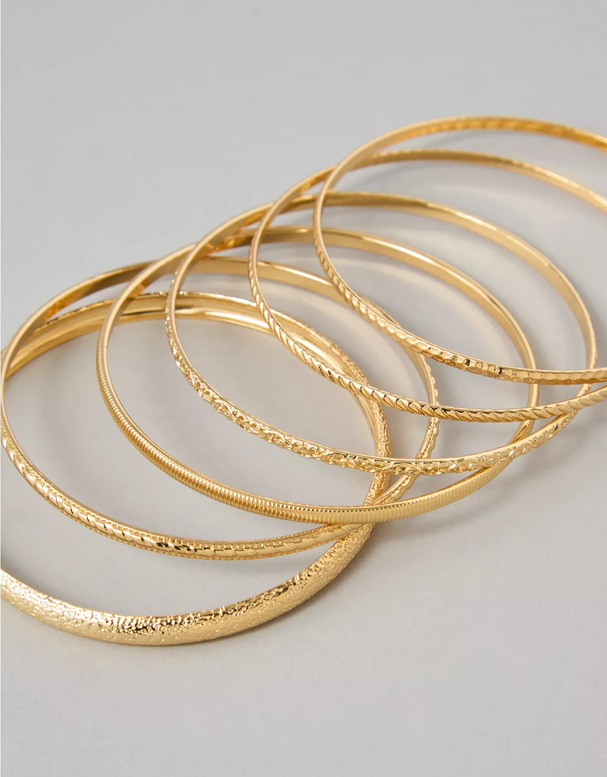AEO Gold-Tone Bangles 6-Pack - Image 2
