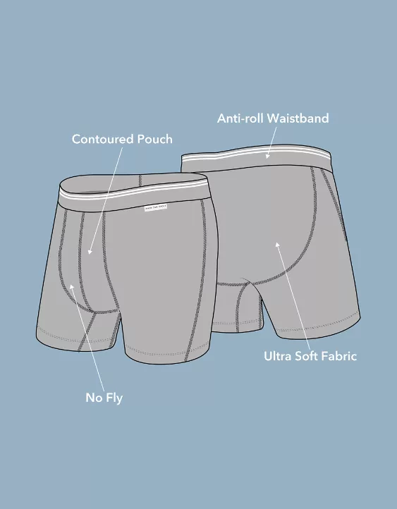 AEO Men's 6" Ultra Soft Boxer Brief - Image 7