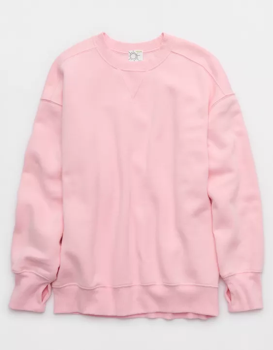 OFFLINE By Aerie Cloud Fleece Oversized Crewneck Sweatshirt - Image 3
