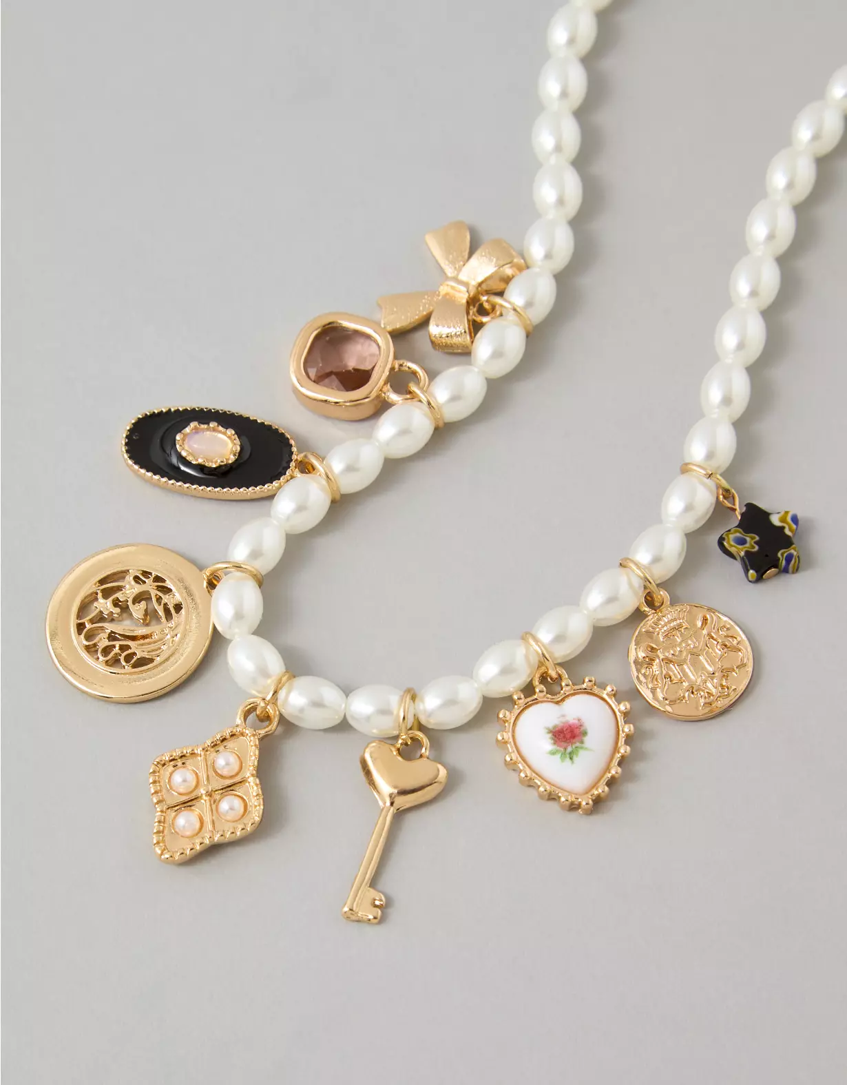 AE Pearl Charm Necklace - Image 2