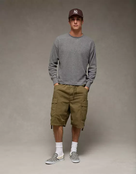 AE Boxy Washed Thermal Shirt - Image 5