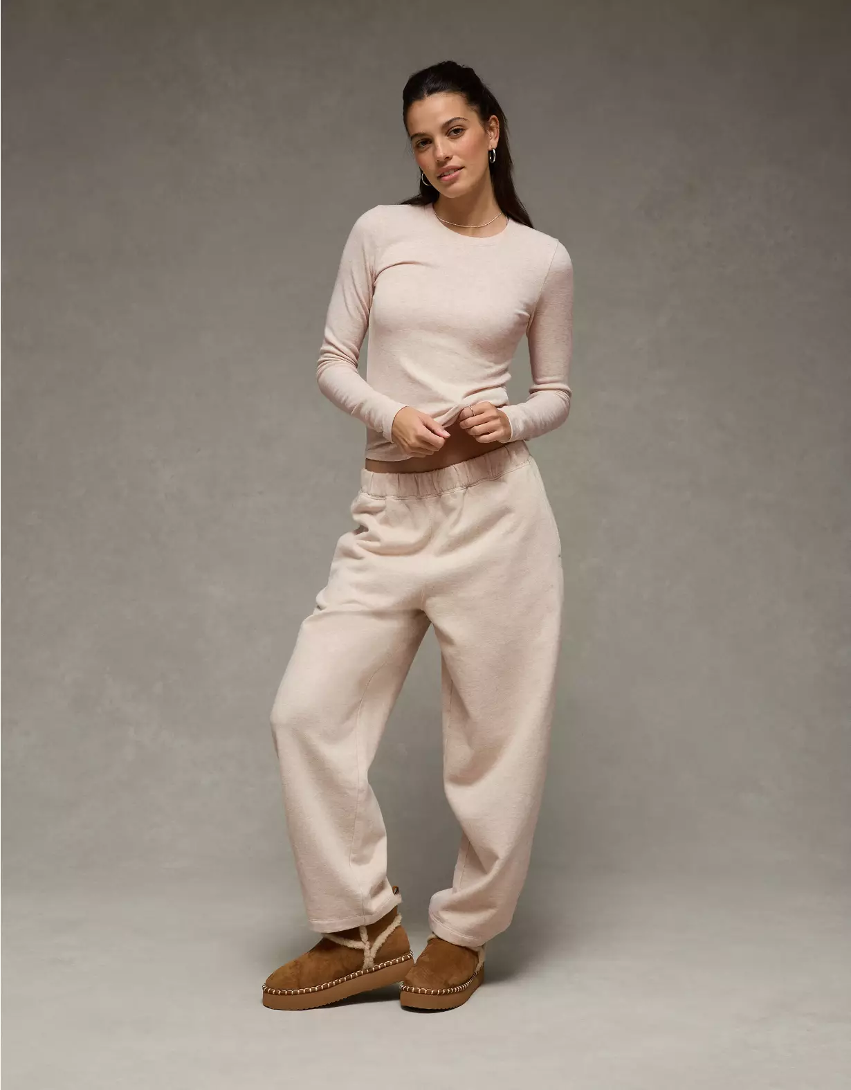 AE Long Sleeve Cozy Crew Neck T-Shirt