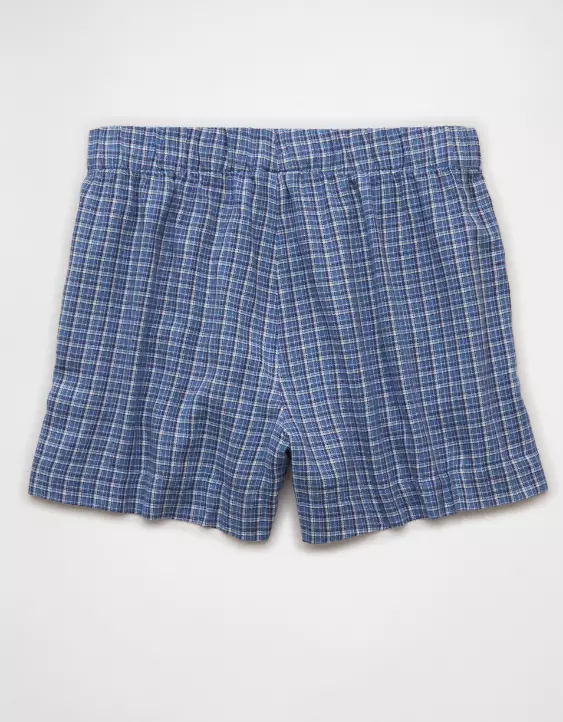 AE Flannel Boxer Sleep Shorts - Image 4