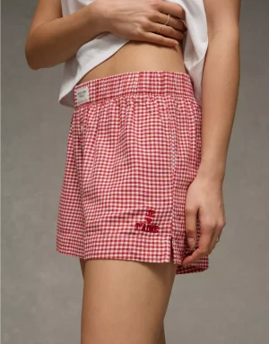 AE Flannel Boxer Sleep Short