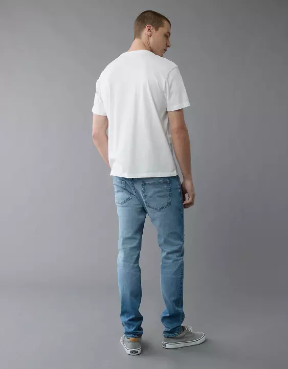 AE AirFlex+ TENCEL™ Fibers Patched Athletic Skinny Jean - Image 2