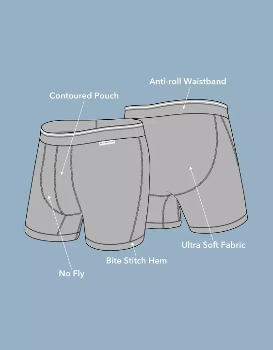 AEO Men's Stars & Stripes 6" Ultra Soft Boxer Brief - Image 5