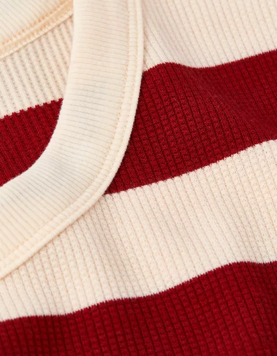 AE Waffle Hey Baby Tee - Image 6