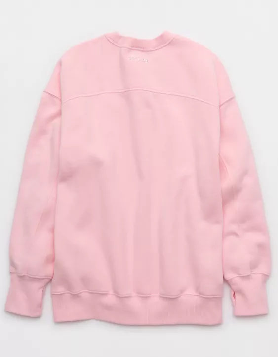 OFFLINE By Aerie Cloud Fleece Oversized Crewneck Sweatshirt - Image 4