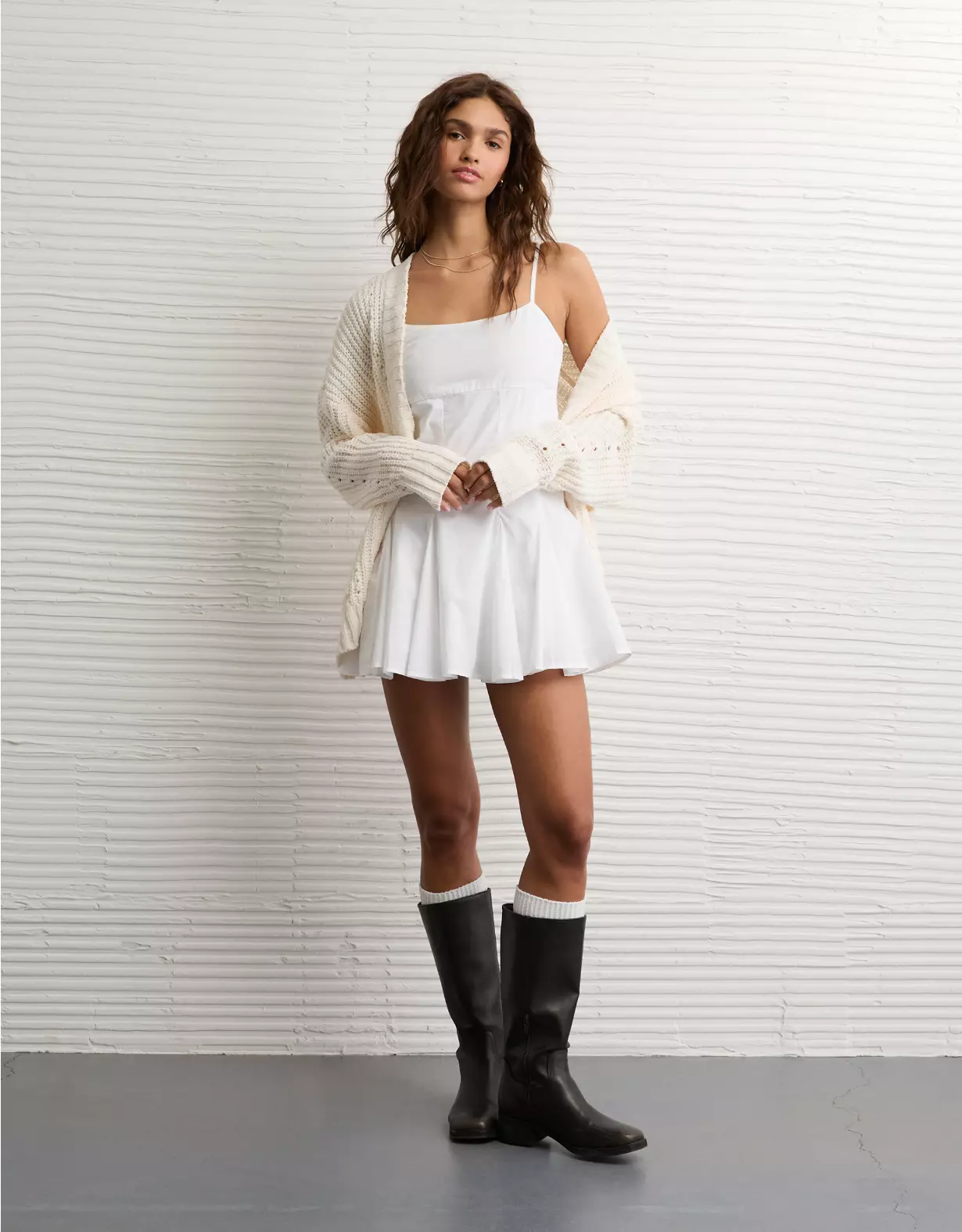 AE Pleated Mini Dress