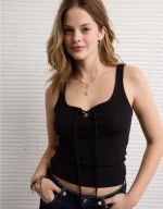 AE Lace-Up Tank Top