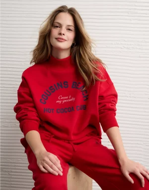 AE x The Summer I Turned Pretty Mock Neck Sweatshirt