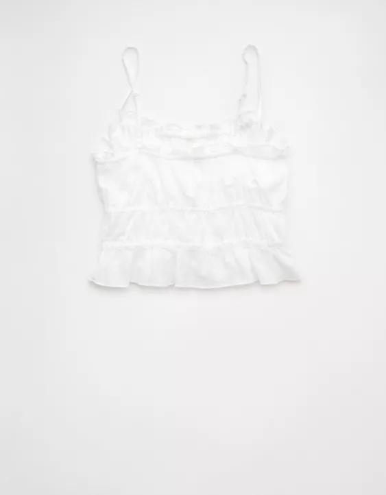 AE Tiered Ruched Tank Top - Image 4