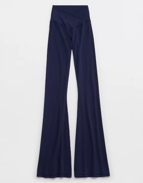 OFFLINE By Aerie Real Me High Waisted Crossover Flare Legging - Image 6