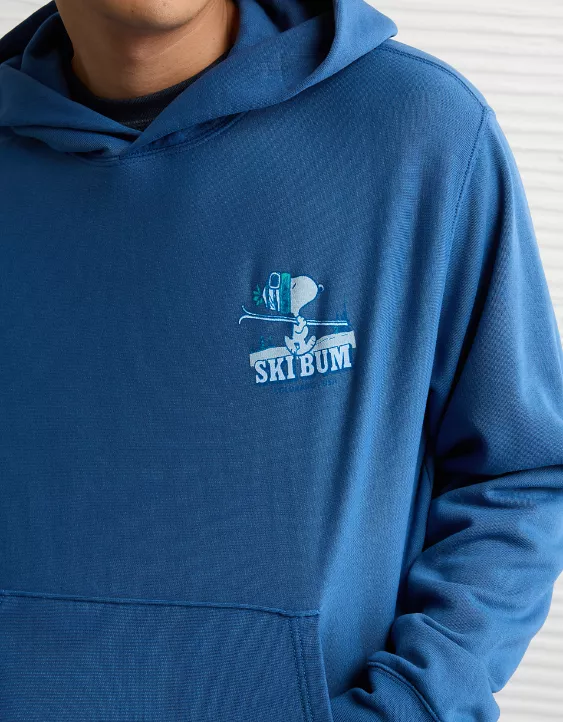 AE Snoopy Graphic Fleece Hoodie - Image 2