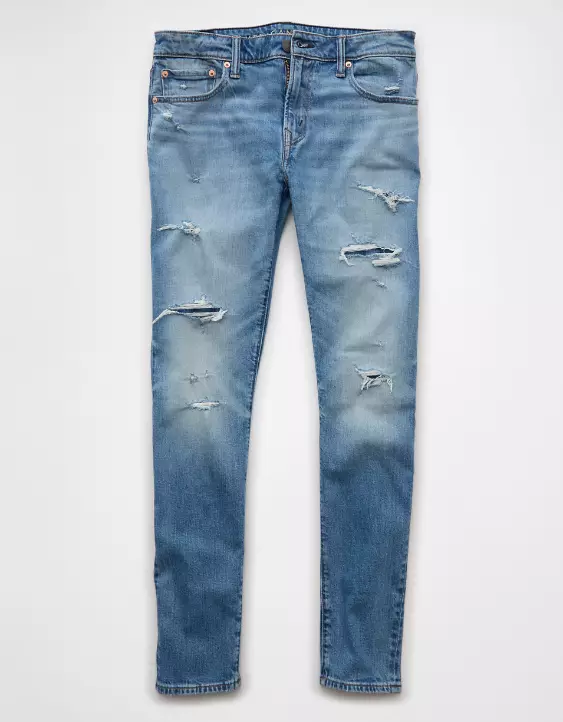 AE AirFlex+ TENCEL™ Fibers Patched Athletic Skinny Jean - Image 3
