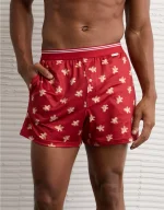 AEO Men's Ultra Soft Gingerbread Pocket Boxer Short
