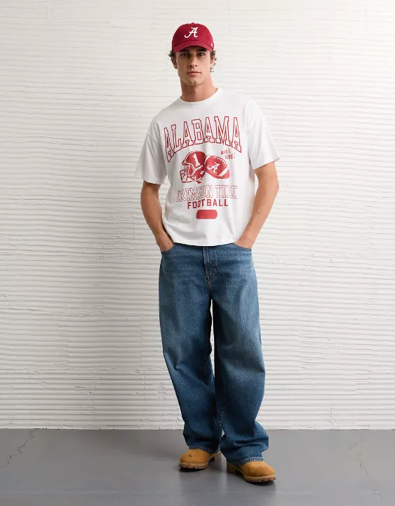 AE Boxy Alabama Crimson Tide Graphic T-Shirt - Image 5
