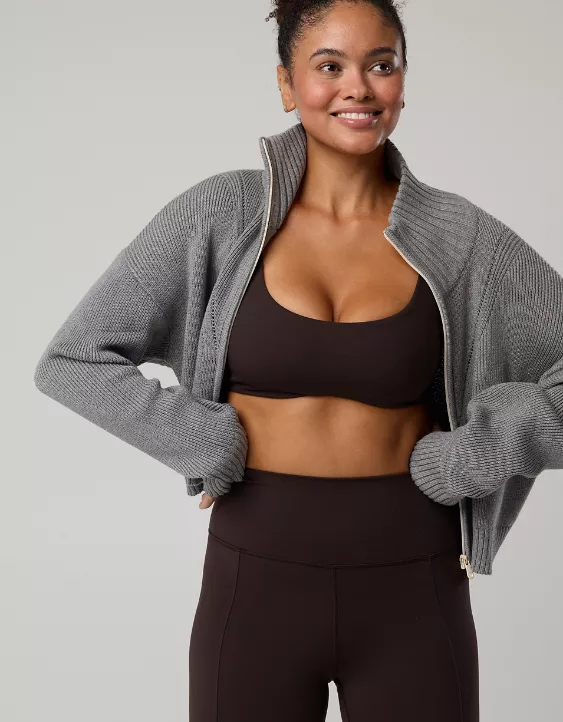 OFFLINE By Aerie The Hugger Curved Band Sports Bra - Image 2