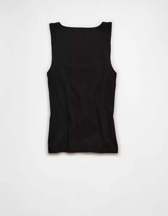 AE Square Neck Plush Tank Top - Image 4