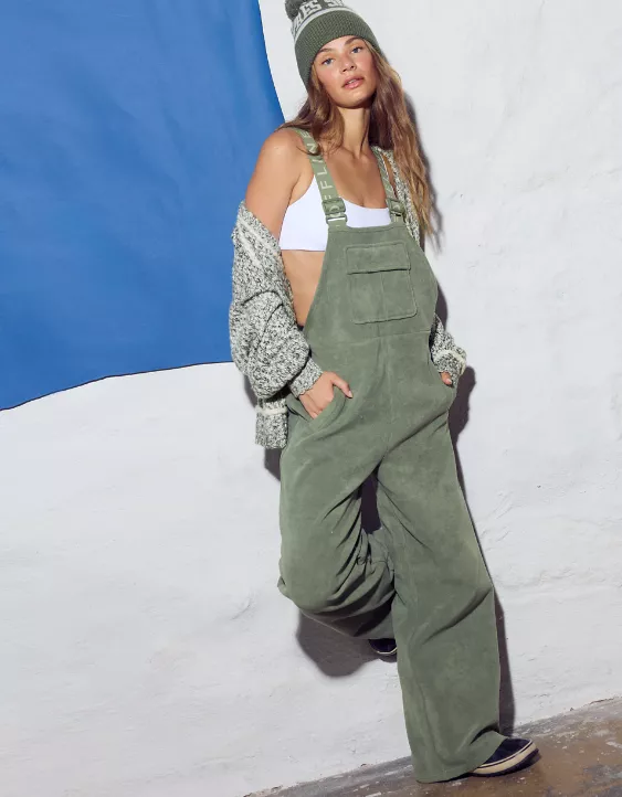 OFFLINE By Aerie Polar Fleece Overalls - Image 7