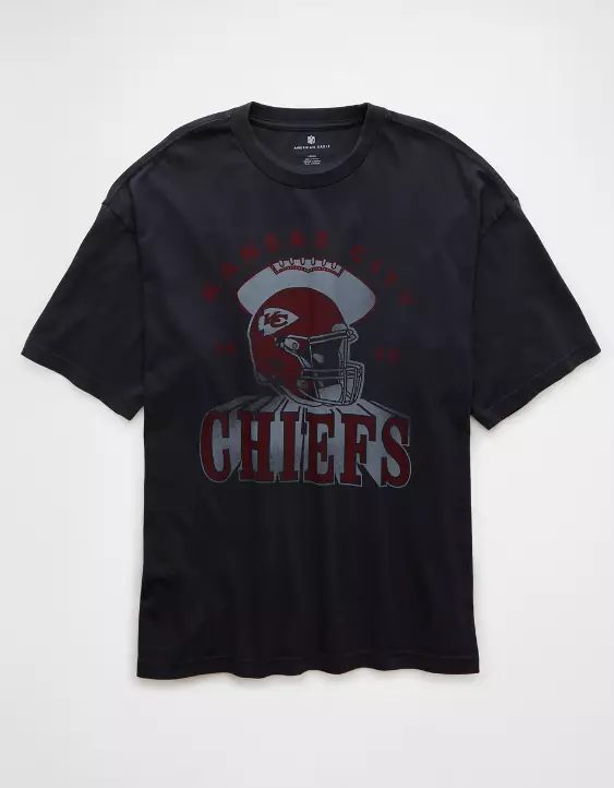 NFL Boxy Kansas City Chiefs Graphic T-Shirt - Image 3