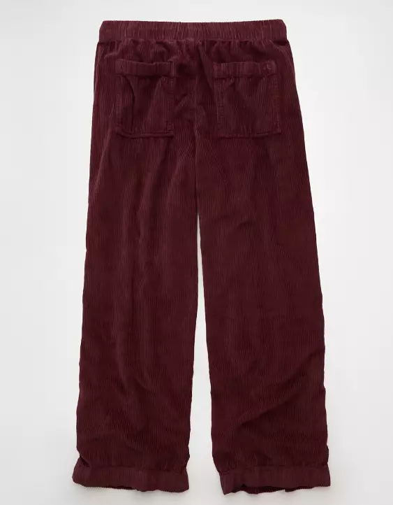 AE Stretch Corduroy Low-Rise Baggy Wide-Leg Pant - Image 4