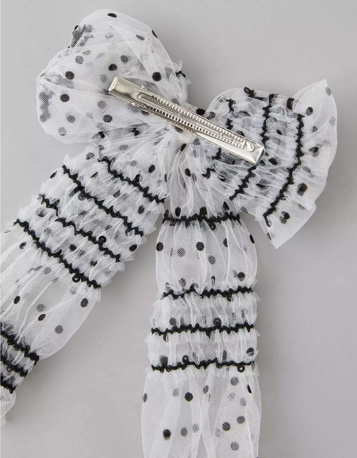 AE Polka Dot Bow Hair Clip - Image 2