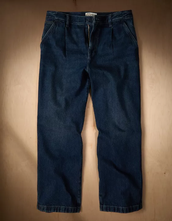 AE x Tru Kolors Pleated Denim Trouser - Image 3