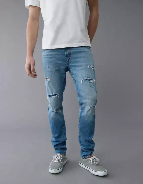 AE AirFlex+ TENCEL™ Fibers Patched Athletic Skinny Jean - Image 6