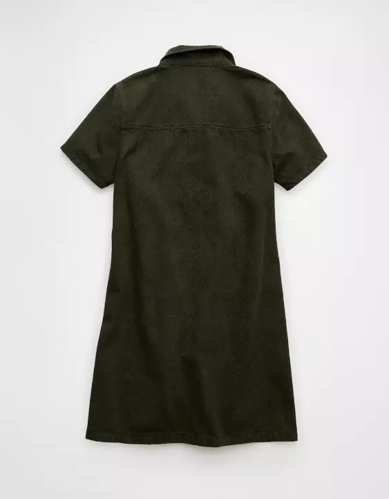 AE Denim Shirt Mini Dress - Image 4