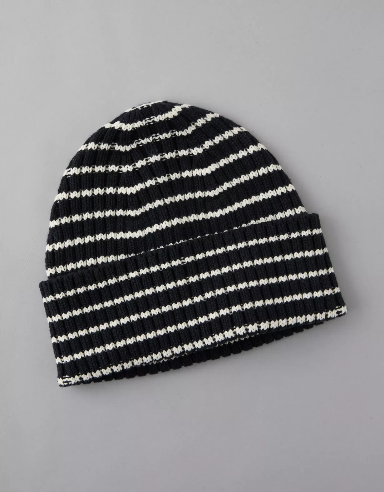 AE Striped Ribbed Beanie - Image 2