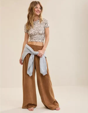Aerie Velour Trouser