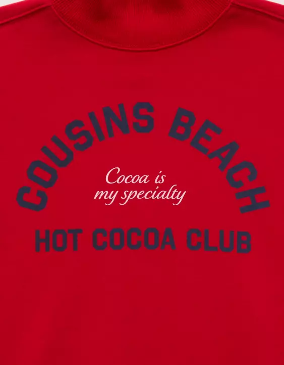 AE x The Summer I Turned Pretty Mock Neck Sweatshirt - Image 6