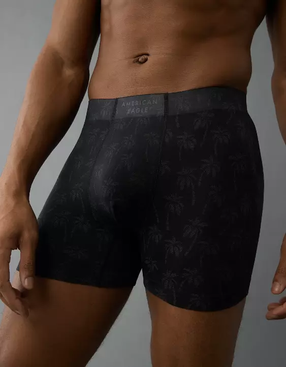 AEO Men's Palm Trees 4.5" StealthMode Boxer Brief - Image 5