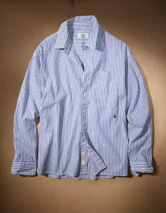 AE x Tru Kolors Poplin Striped Shirt - Image 3