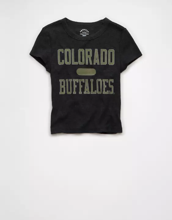 AE Colorado Buffaloes Graphic Cropped Baby Tee - Image 3